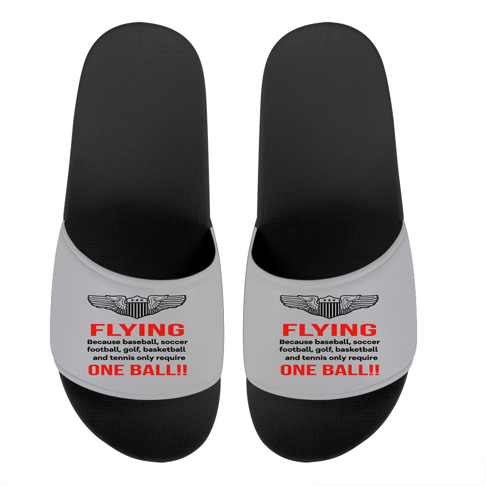 Flying One Ball Designed Sport Slippers