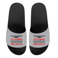 Thumbnail for Flying One Ball Designed Sport Slippers