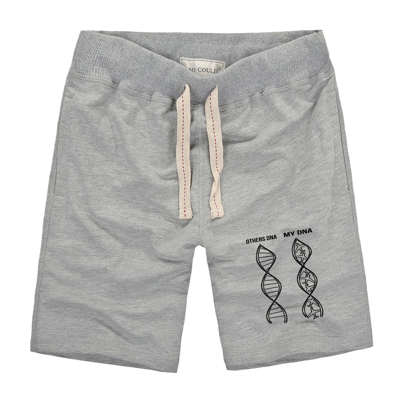 Aviation DNA Designed Cotton Shorts