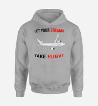 Thumbnail for Let Your Dreams Take Flight Designed Hoodies