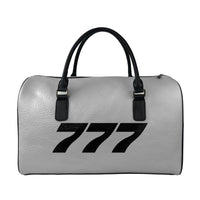 Thumbnail for 777 Flat Text Designed Leather Travel Bag