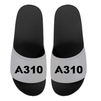 Thumbnail for A310 Flat Text Designed Sport Slippers