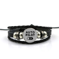 Thumbnail for Auto Pilot ON Designed Leather Bracelets