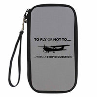 Thumbnail for To Fly or Not To What a Stupid Question Designed Travel Cases & Wallets