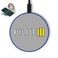 Thumbnail for Pilot & Stripes (3 Lines) Designed Wireless Chargers