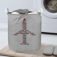 Thumbnail for Airplane Shape Aviation Alphabet Designed Laundry Baskets