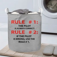 Thumbnail for Rule 1 - Pilot is Always Correct Designed Laundry Baskets