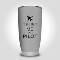 Thumbnail for Trust Me I'm a Pilot 2 Designed Tumbler Travel Mugs