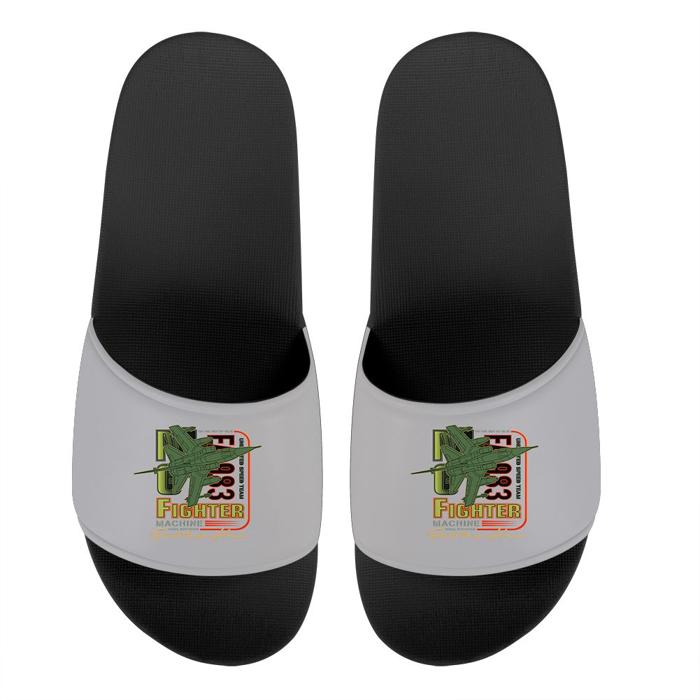 Fighter Machine Designed Sport Slippers