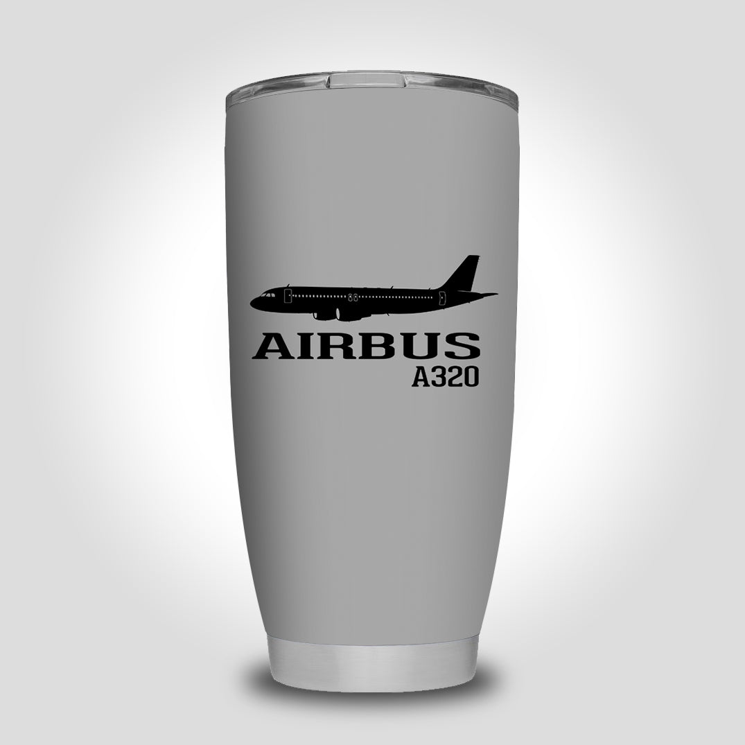 Airbus A320 Printed Designed Tumbler Travel Mugs