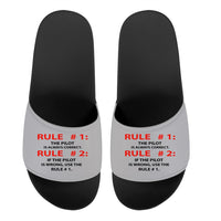 Thumbnail for Rule 1 - Pilot is Always Correct Designed Sport Slippers