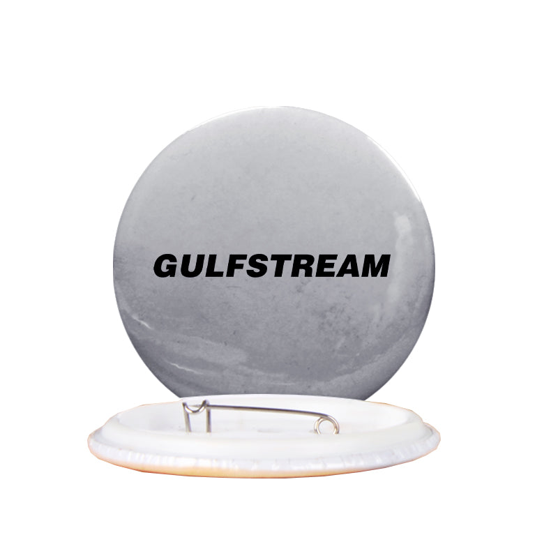 Gulfstream & Text Designed Pins