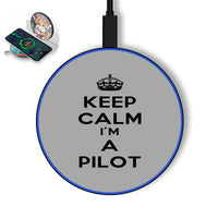 Thumbnail for Keep Calm I'm a Pilot Designed Wireless Chargers