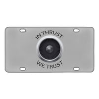 Thumbnail for In Thrust We Trust Designed Metal (License) Plates