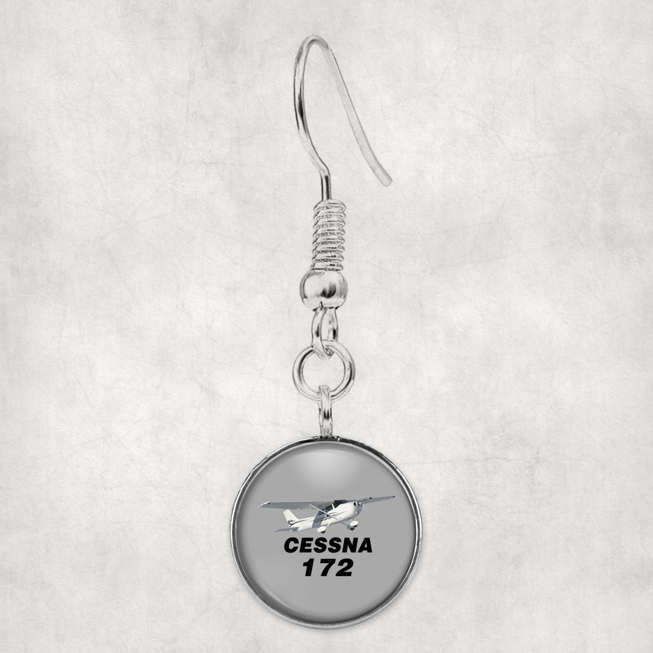 The Cessna 172 Designed Earrings