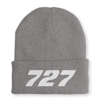 Thumbnail for 727 Flat Text Embroidered Beanies