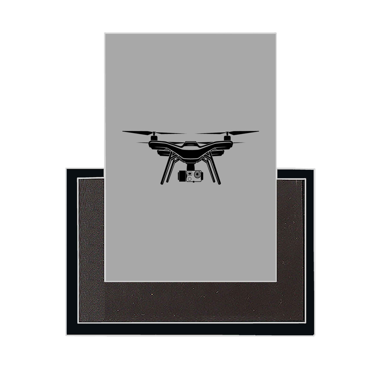 Drone Silhouette Designed Magnets