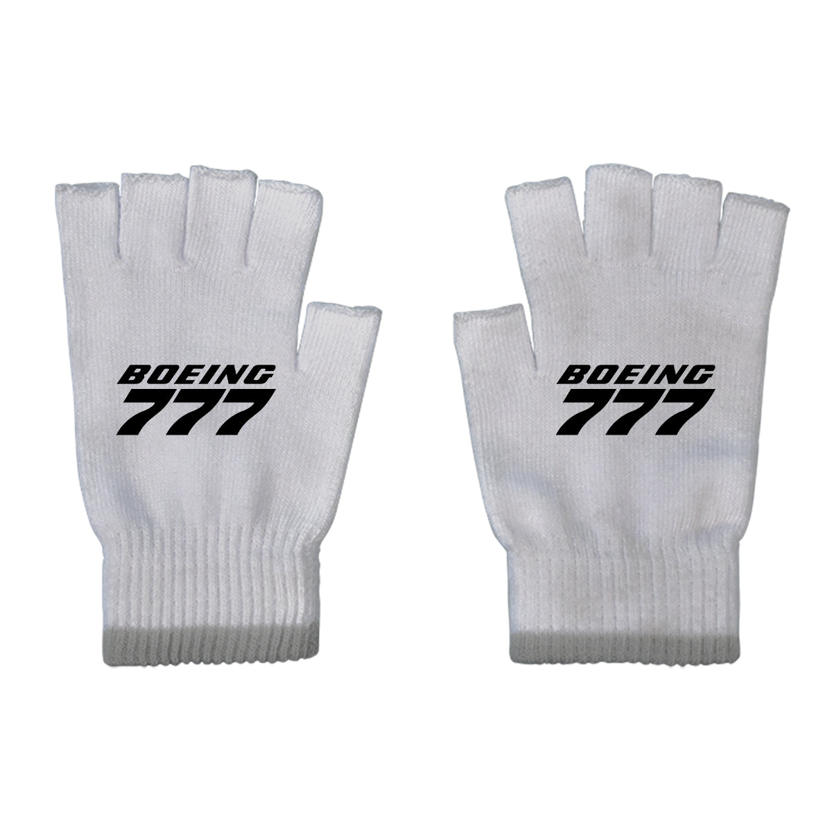 Boeing 777 & Text Designed Cut Gloves