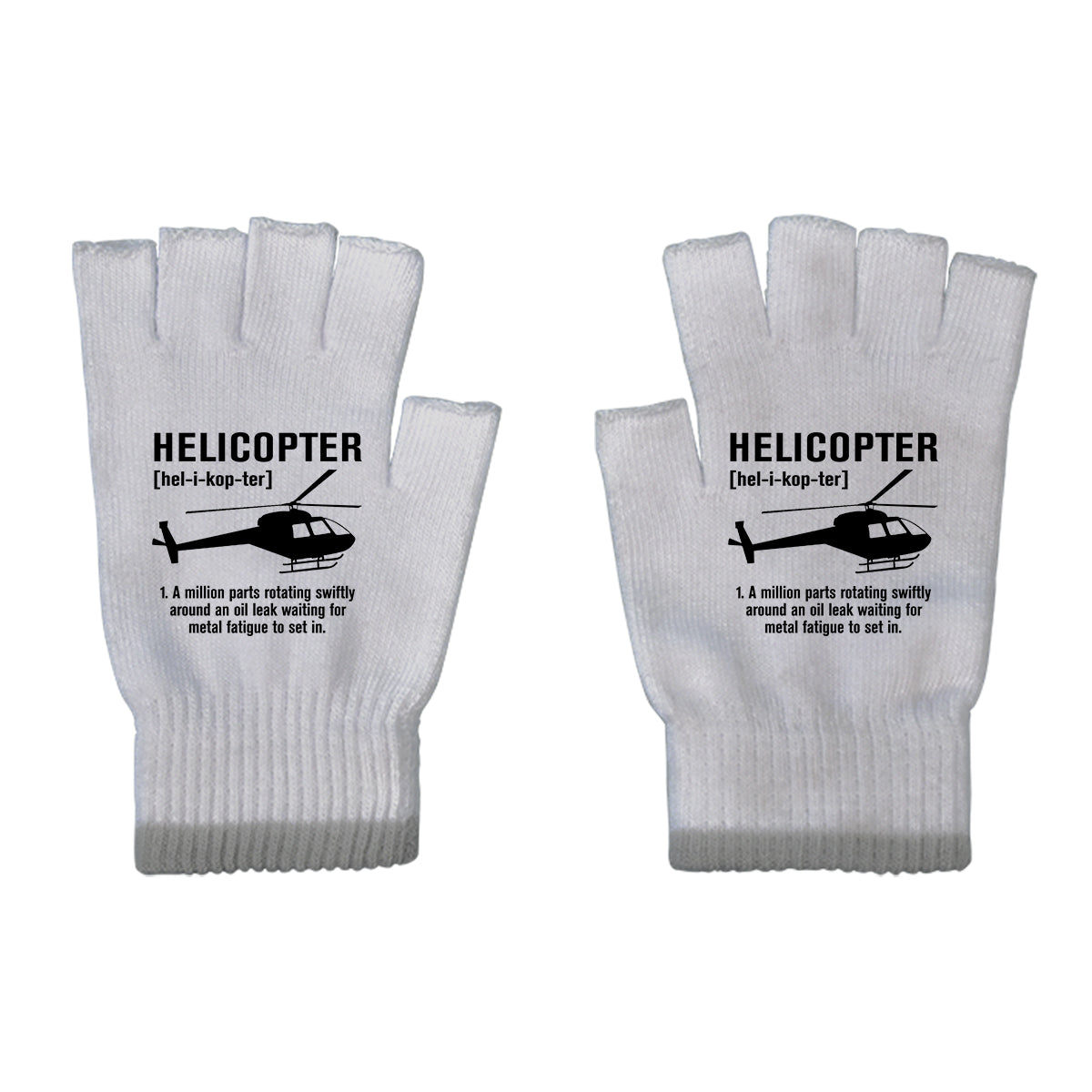 Helicopter [Noun] Designed Cut Gloves