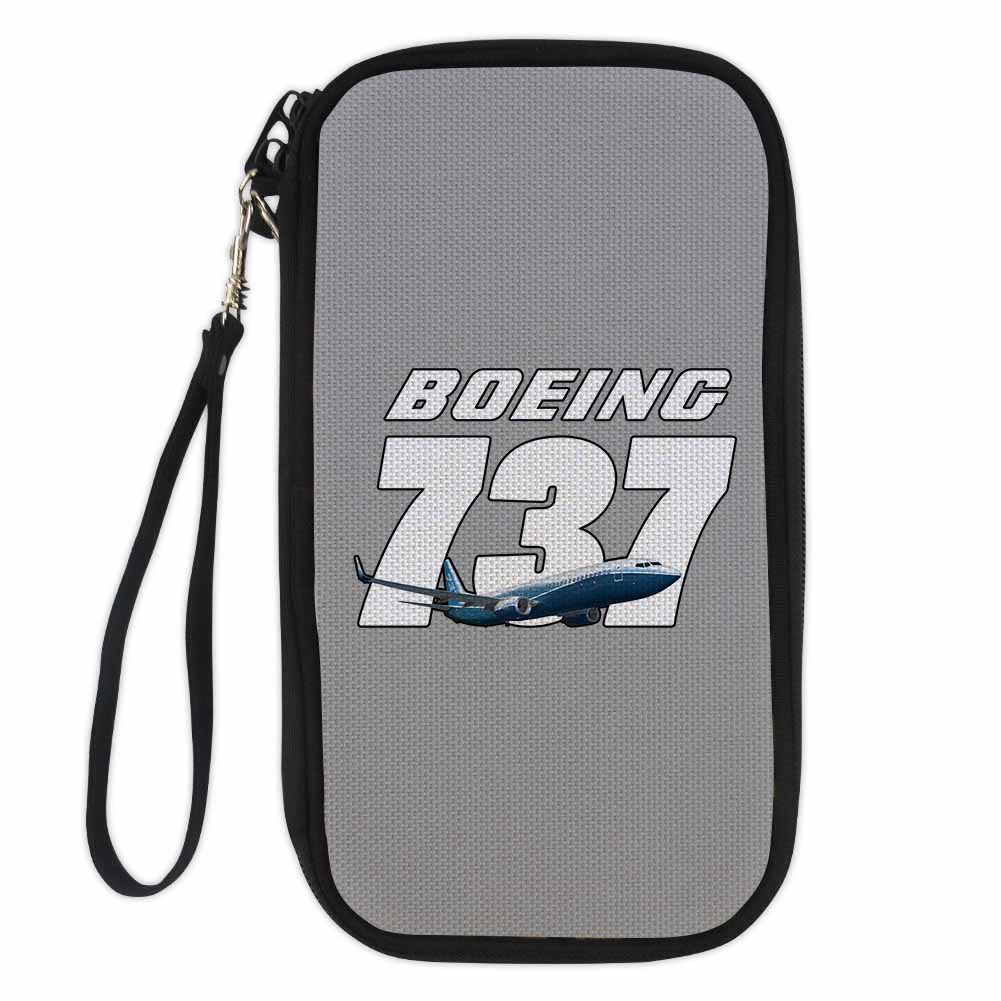Super Boeing 737+Text Designed Travel Cases & Wallets
