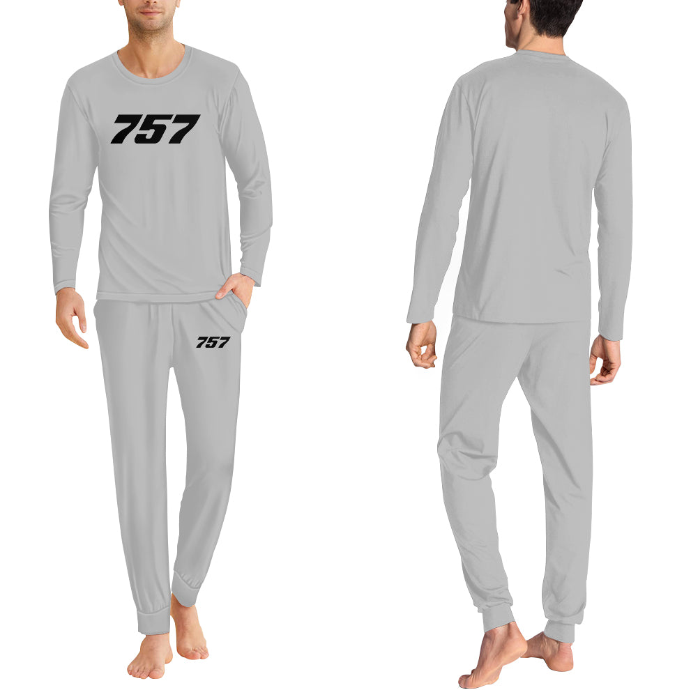 757 Flat Text Designed Men Pijamas