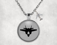 Thumbnail for Fighter Jet 35 Silhouette Designed Necklaces