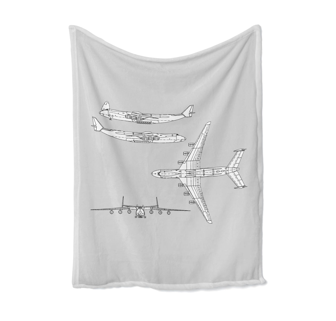 Antonov AN-225 (14) Designed Bed Blankets & Covers