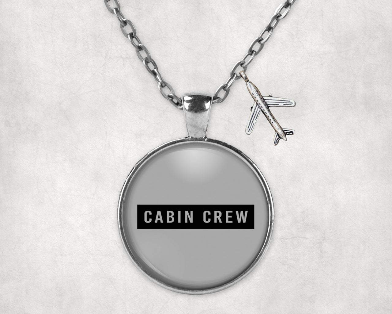 Cabin Crew Text Designed Necklaces