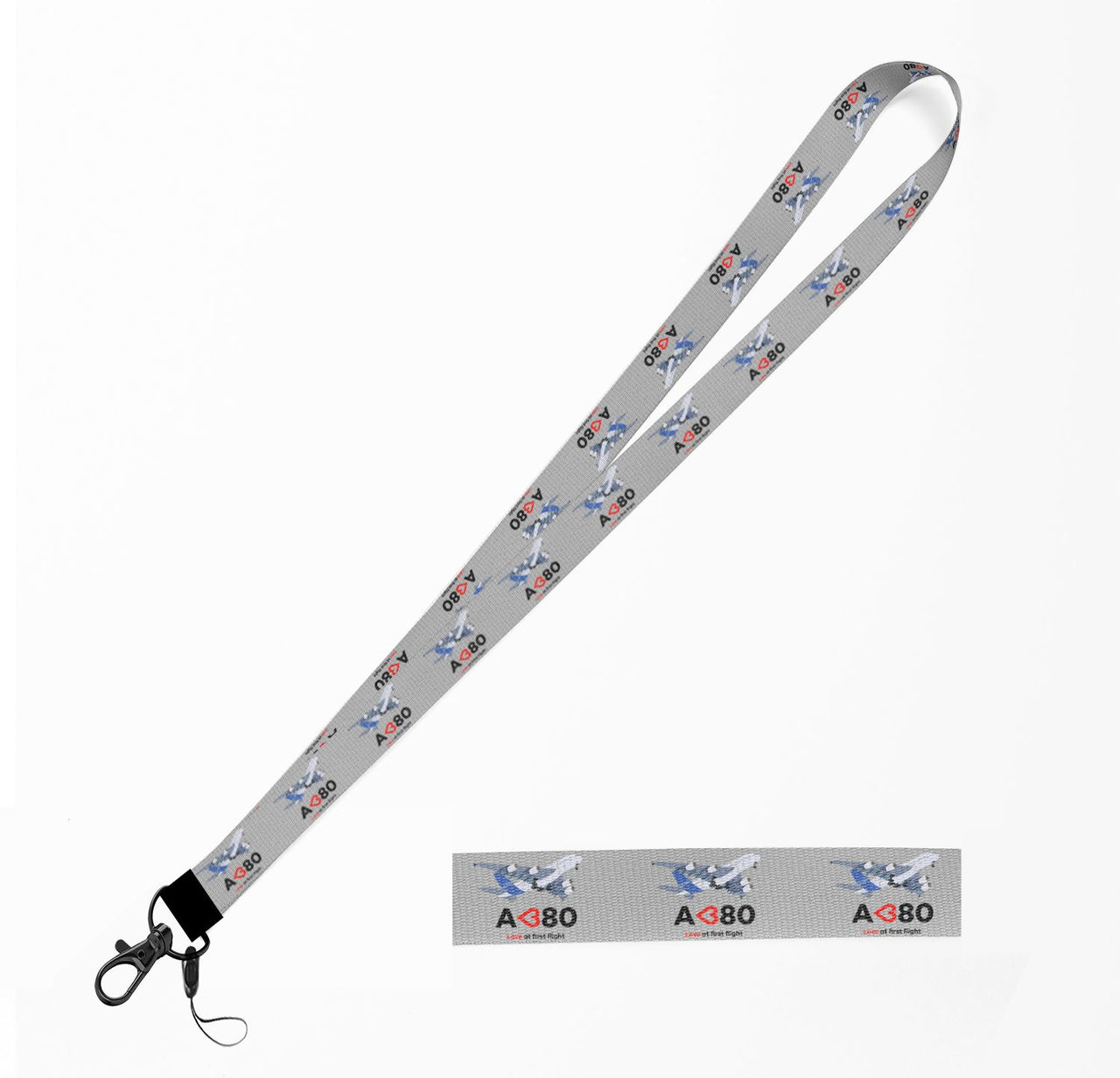 Airbus A380 Love at first flight Designed Lanyard & ID Holders