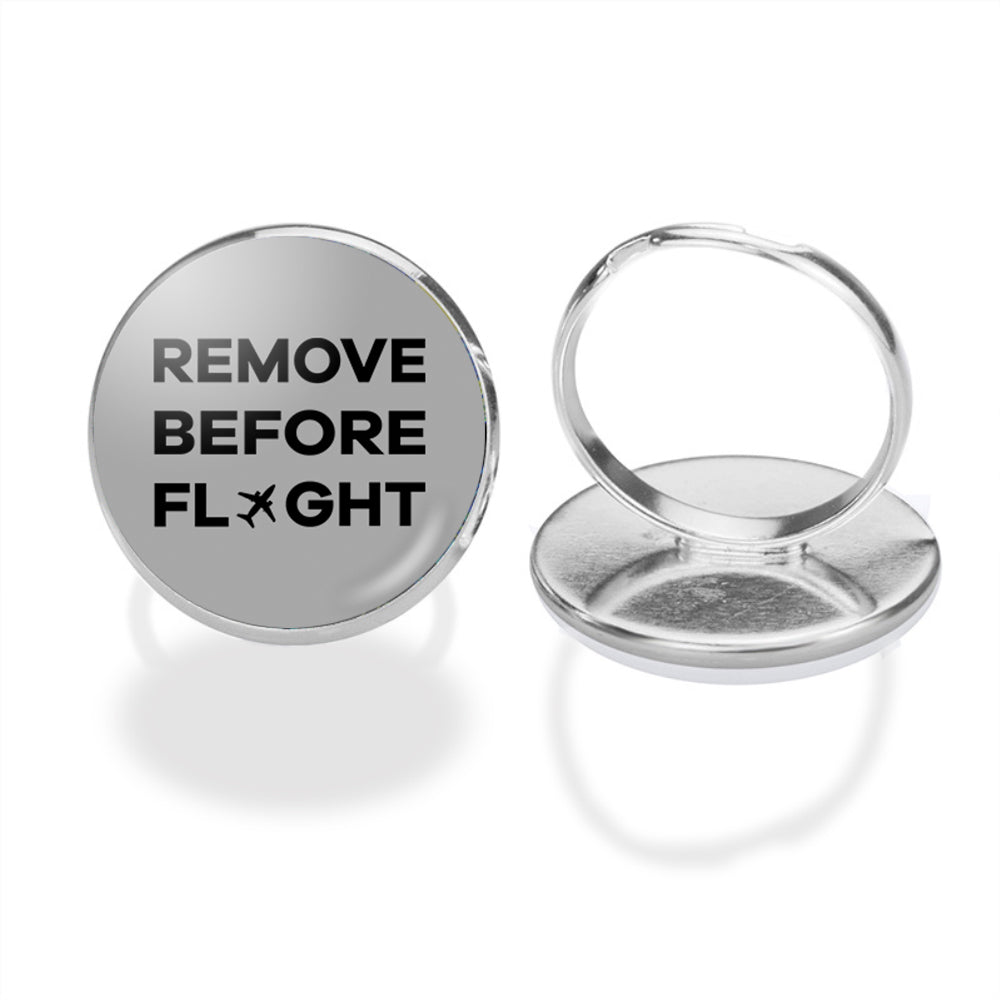 Remove Before Flight Designed Rings