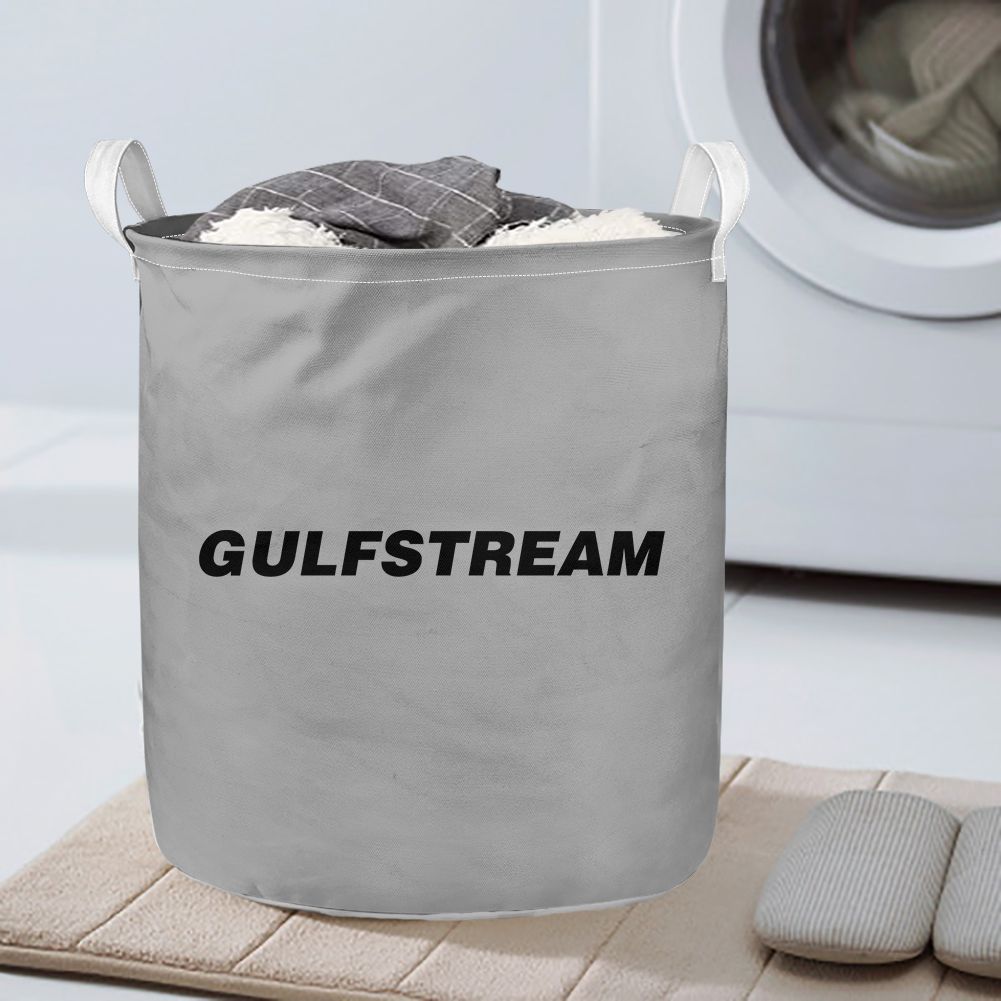Gulfstream & Text Designed Laundry Baskets