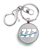 Thumbnail for Super Boeing 777 Designed Circle Key Chains