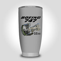 Thumbnail for Boeing 747 & GENX Engine Designed Tumbler Travel Mugs
