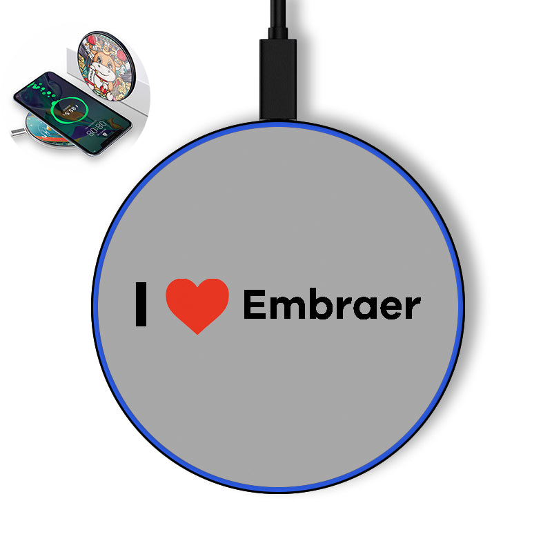 I Love Embraer Designed Wireless Chargers