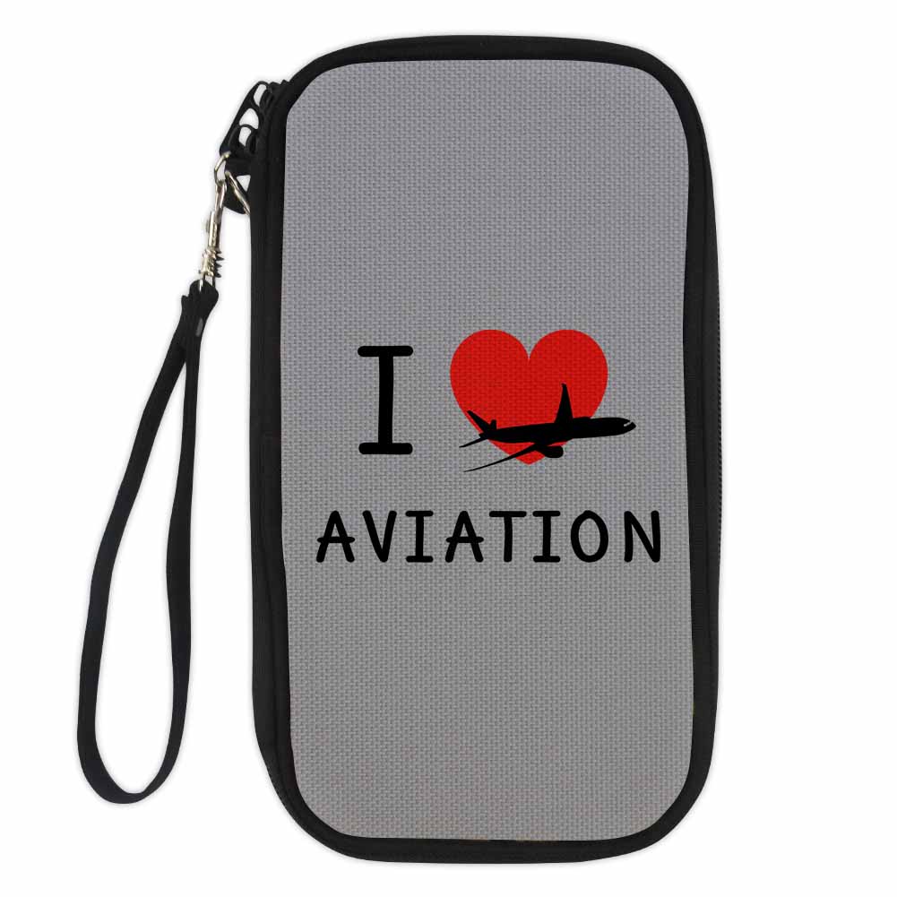 I Love Aviation Designed Travel Cases & Wallets