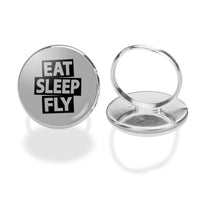 Thumbnail for Eat Sleep Fly Designed Rings