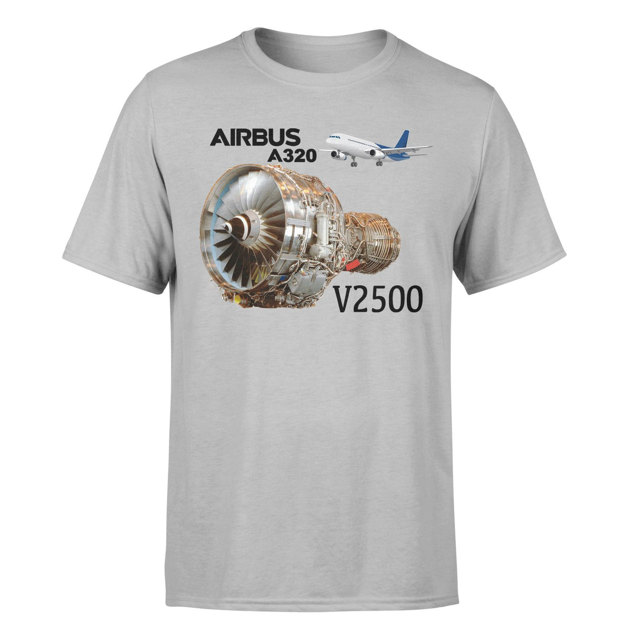 Airbus A320 & V2500 Engine Designed T-Shirts