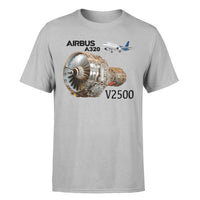 Thumbnail for Airbus A320 & V2500 Engine Designed T-Shirts