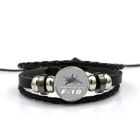 Thumbnail for The McDonnell Douglas F18 Designed Leather Bracelets