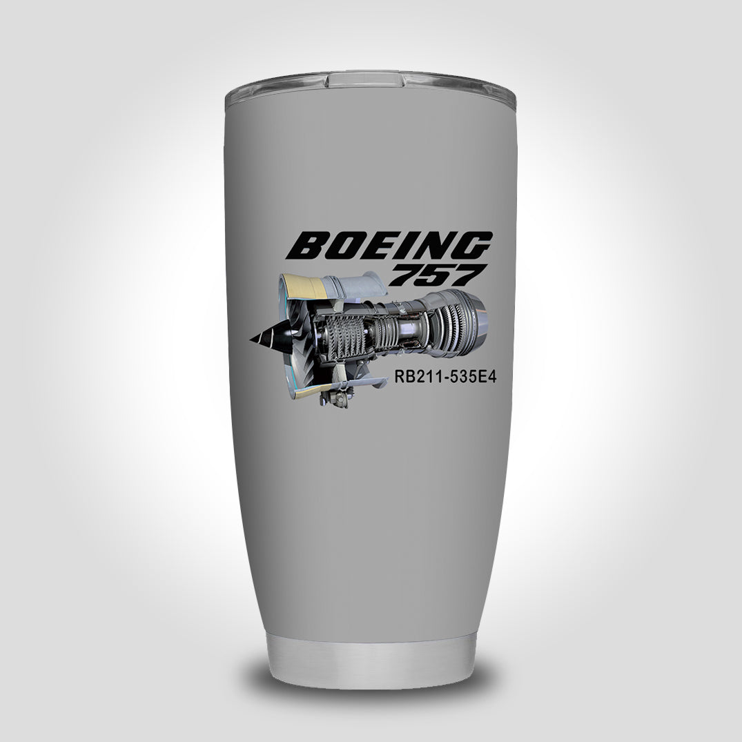 Boeing 757 & Rolls Royce Engine (RB211) Designed Tumbler Travel Mugs