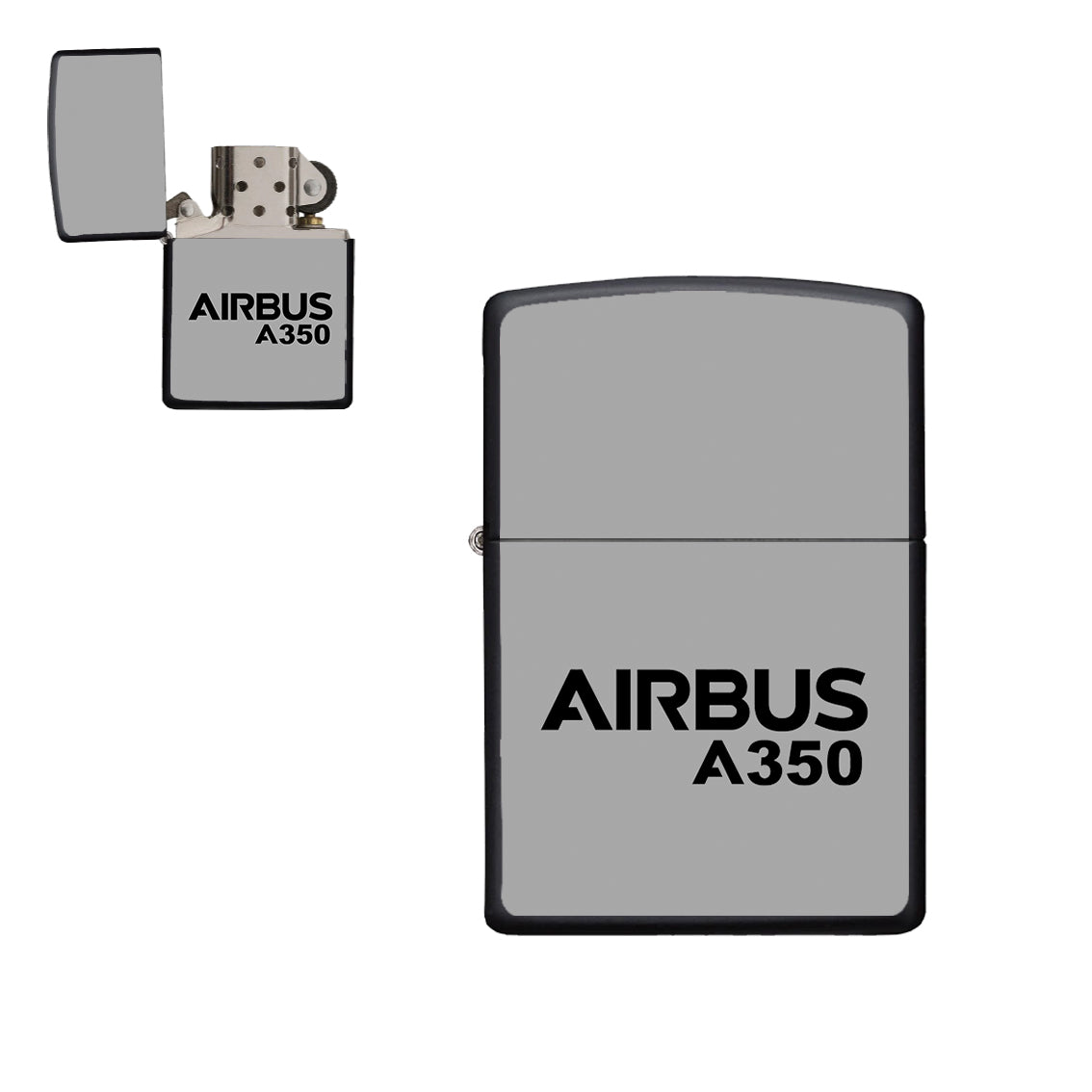 Airbus A350 & Text Designed Metal Lighters