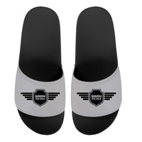 Thumbnail for Born To Fly & Badge Designed Sport Slippers