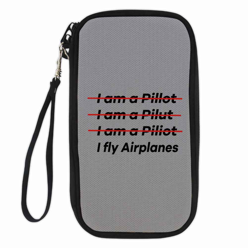 I Fly Airplanes Designed Travel Cases & Wallets