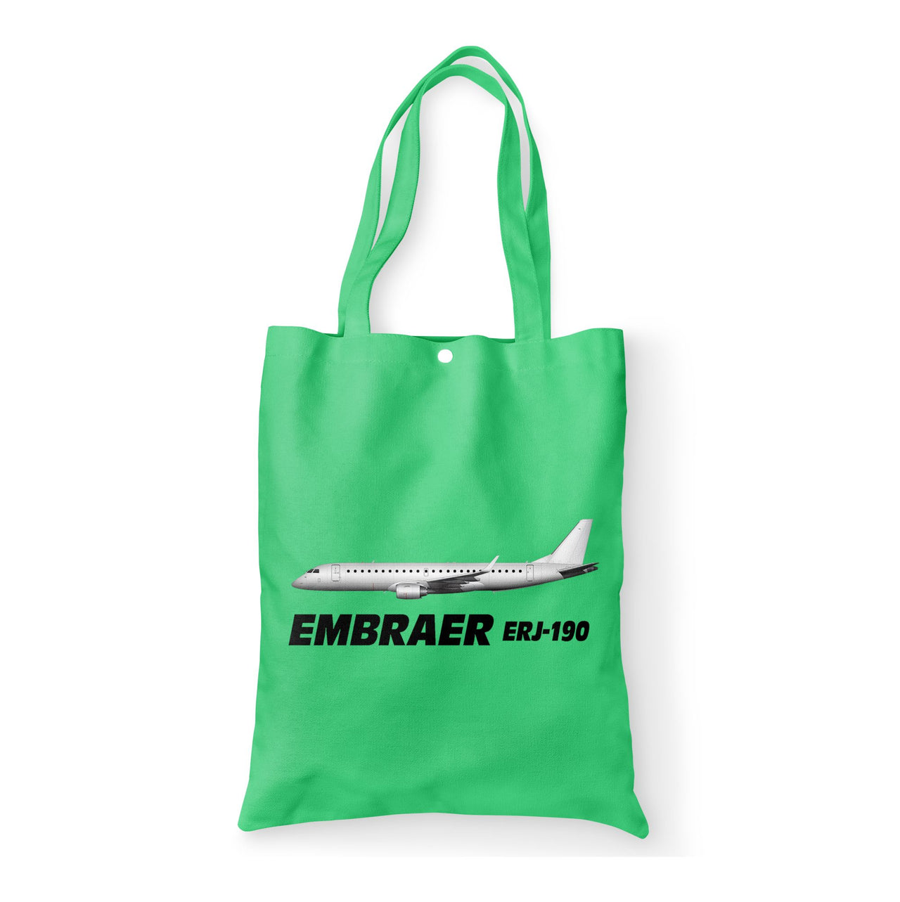 The Embraer ERJ-190 Designed Tote Bags