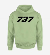 Thumbnail for 737 Flat Text Designed Hoodies