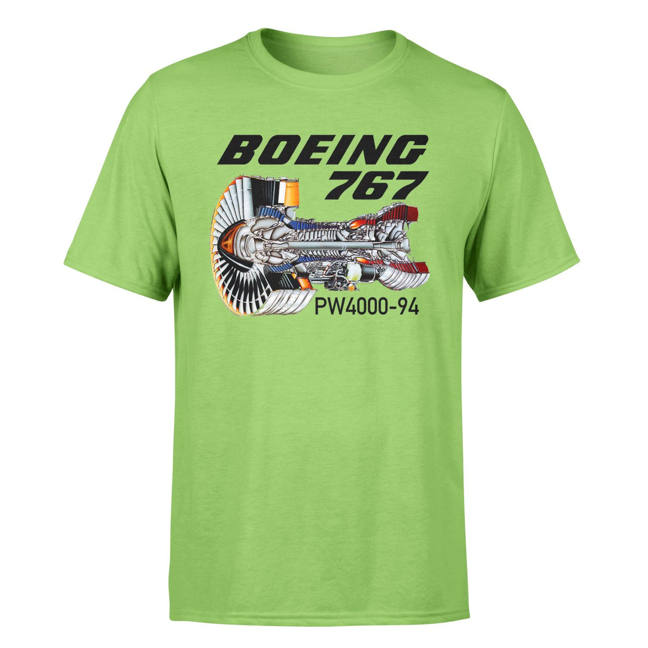 Boeing 767 Engine (PW4000-94) Designed T-Shirts