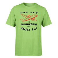 Thumbnail for The Sky is Calling and I Must Fly Designed T-Shirts