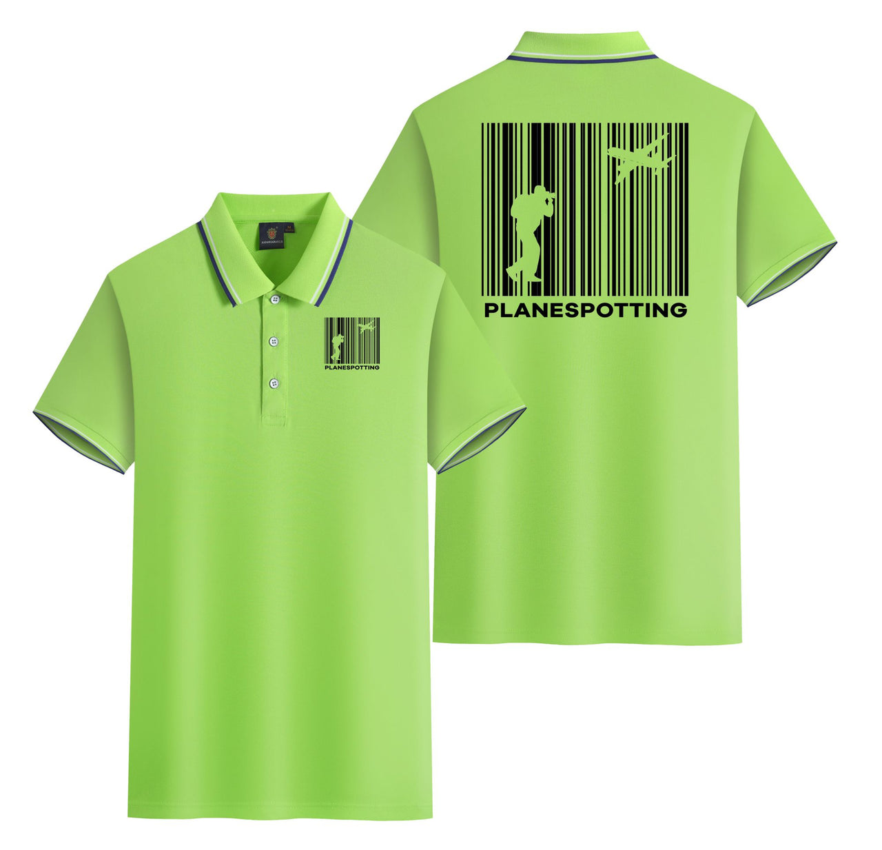 Planespotting Designed Stylish Polo T-Shirts (Double-Side)
