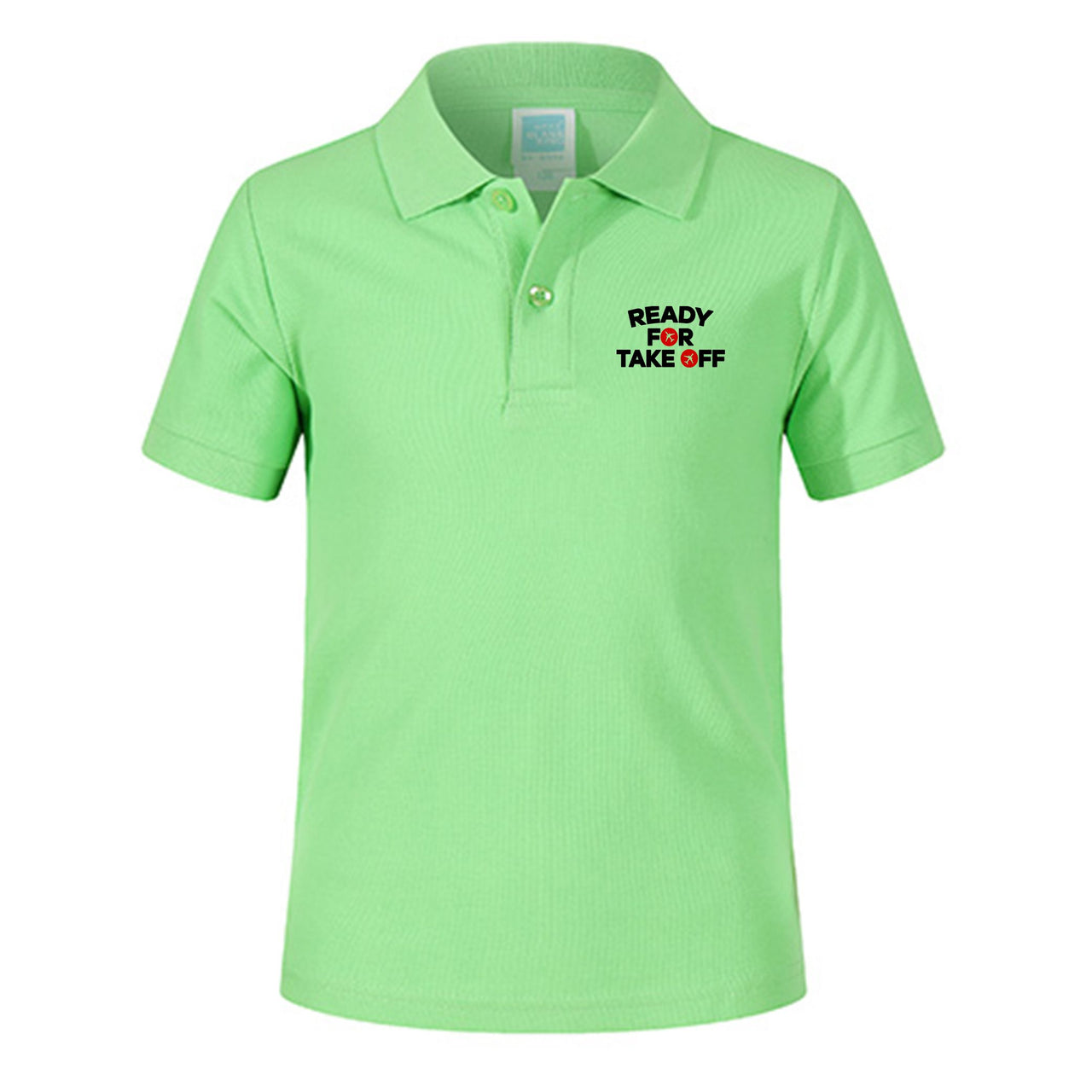 Ready For Takeoff Designed Children Polo T-Shirts