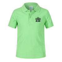 Thumbnail for Airbus A350 & Plane Designed Children Polo T-Shirts